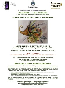 LOCANDINA NUTRIRE I 3 TESORI